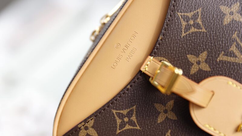 Túi Louis Vuitton Deauville Mini full box chi tiết phụ kiện