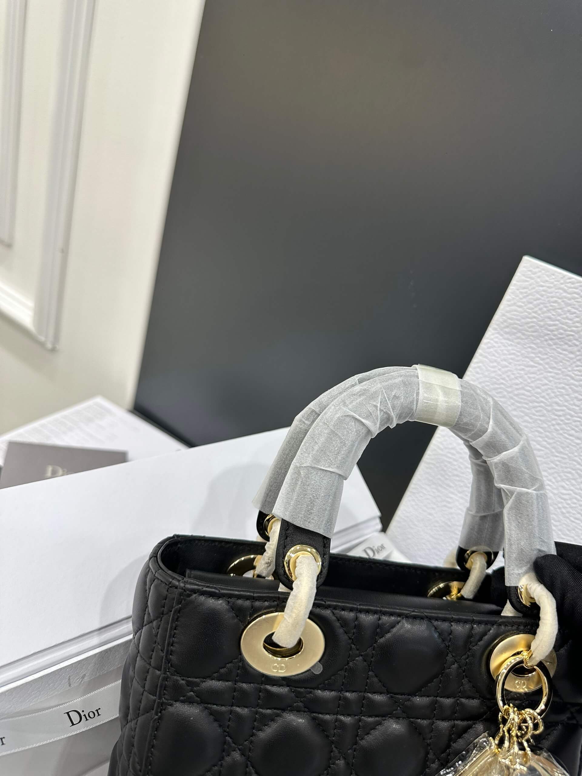 Túi Dior Addict flap bag siêu cấp vip like authentic 323